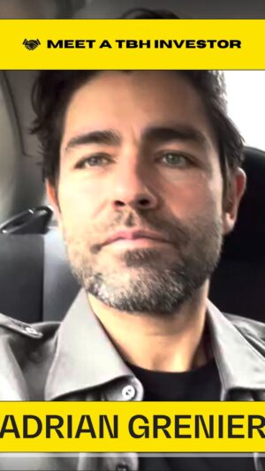 Adrian Grenier Instagram - @adriangrenier speaking the truth about our @joinrepublic campaign. Did you know Adrian is a tbh investor? You have 9 days left to become one too! 

Head to the link in our bio to find out more 💛💸