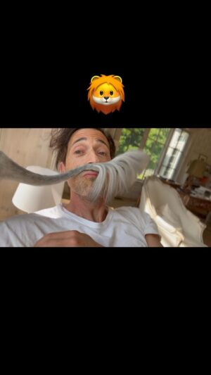 Adrien Brody Instagram - Happy Sunday and happy Father’s Day 🙏#happyfathersday #littlelion #catdali
