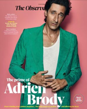 Adrien Brody Instagram - Thank you for the generous piece. 🙏@obsmagazine
@DanielleLevitt
@NataliaBruschi
@christianstroble
