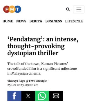 Afry Wijoyo Instagram - I'm so thrilled to hear that Pendatang Movie has reached 2 million views on the YouTube channel. (as of Apr 23, 2024)

Congratulations to the director; @ngkenkin , the producers Amir Muhammad, @misselisesc , co-producers @warbaby , @withgabrielle and @kumanpictures for achieving this amazing benchmark. 

We are all honoured to be part in this film. Hopefully, it is a starting point for everyone involved in the making of this film to excel and succeed in the future. 

@afrywijoyo as Malay Militiaman

#PendatangMovie now available on Kuman Pictures Official YouTube. 

#AfryWijoyo #KumanPictures #TapirFilms #SunstrongEntertainment