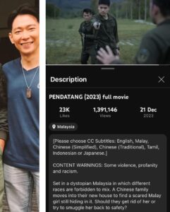 Afry Wijoyo Instagram - I'm so thrilled to hear that Pendatang Movie has reached 2 million views on the YouTube channel. (as of Apr 23, 2024)

Congratulations to the director; @ngkenkin , the producers Amir Muhammad, @misselisesc , co-producers @warbaby , @withgabrielle and @kumanpictures for achieving this amazing benchmark. 

We are all honoured to be part in this film. Hopefully, it is a starting point for everyone involved in the making of this film to excel and succeed in the future. 

@afrywijoyo as Malay Militiaman

#PendatangMovie now available on Kuman Pictures Official YouTube. 

#AfryWijoyo #KumanPictures #TapirFilms #SunstrongEntertainment