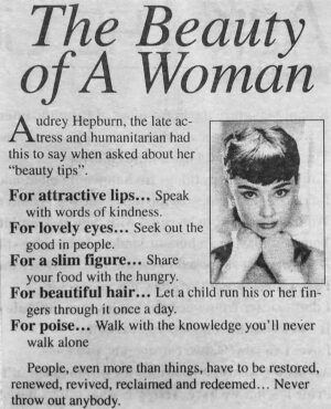 Agnes Born Instagram - The best beauty tips ♥️

#HappyBirthday#AudreyHepburn#beautytips#thebeautyofawoman#actress#beauty#kindness#grace#Audrey#bekind#bella#icon