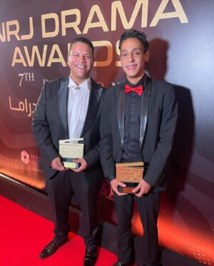 Ahmed Abdelhamid Instagram - Thankful for such a special day with @nrjegypt 
مبسوط بتكريمى فى مهرجان انرچى للدراما عن #تحت_الوصاية و فخور بكل الجوائز الى حصدها المسلسل بتصويت الجمهور و النقاد 🙏🏽🤍