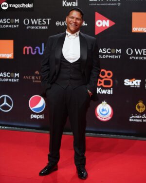 Ahmed Abdelhamid Instagram - From #gff21 5th edition closing ceremony 🖤 
Thank you @elgounafilmfestivalofficial for such an amazing, intensely artistic experience.. to many more years 💫
من حفل ختام مهرجان الجونة السينمائي فى دورته الخامسة 
.
.
📸
@maged_helal 
@mshaalan_photography 
#elgounafilmfestival 
#gff21