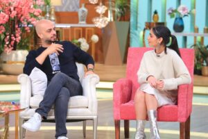 Ahmed Mourad Instagram - أنا وفاتيما في برنامج #معكم_منى_الشاذلي 
@ontv