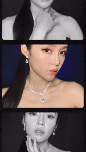 Ahn Chae-mi Instagram - 여자의 변신은..🤫 

#beforeandafter #makeup #highjewelry #비포에프터 #메이크업 #trend #trendingreels #transition #transitionreels