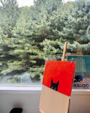 Ahn Chae-mi Instagram - 오랜만에 그린 리오🐾 
#수채화 #파스텔 #painting #watercolors #pastel