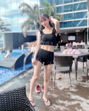 Ai Negishi Instagram - 🩶👙🩶
.
#cebu で着た
水着ちゃん🏊‍♀️
.
#swimwear #pool #cebutrip 
#fashion #shein 
#水着 #ねぎ水着 #ねぎみずぎ