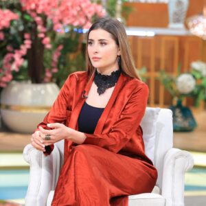 Aïcha Ben Ahmed Instagram - الخميس مع منى الشاذلي على قناة @ontv 
#معكم_منى_الشاذلي #عائشة_بن_احمد 
@monaelshazly.official 
@saliem_youssef 
@ginger__tm