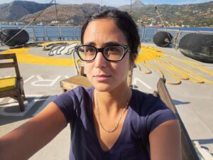 Aida El Kashef Instagram - On board of the green peace R. warrior ship ⛴️ 
Super excited for what’s to come 
#staytuned