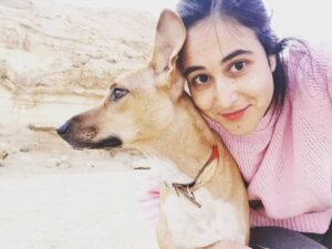 Aida El Kashef Instagram - #degla 
#Mashakel 
#adoptdontshop 
#baladidog