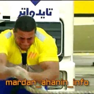Aidin Khataei Instagram - ١٥تن تريلي سنگين بود خدايي💪ولي خوب تو ١٩ سالگي خوبه☺️ كف دستم  پاره بود ولي كشيدم..