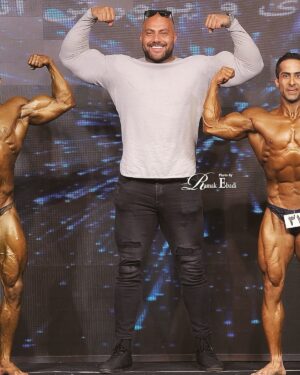 Aidin Khataei Instagram - استیج مسابقات البرز کلاسیک ۹۸/۱۱/۴💪..خودم میخواستم  لخت شم فیگور بگیرم😉مرسی از رامک بابت عکس