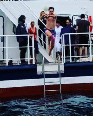 Aimee Mullins Instagram - My Valentine does the Polar Plunge in Antarctica. SIX TIMES. Photo courtesy @suefloodphotography ❤️❄️❤️ #badass #ouch #glacial #freezing #southpole