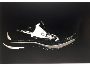 Aimee Mullins Instagram - A CT scan of the new Nike running shoe shows a piece of carbon fiber in the midsole. I like carbon fiber.  I like carbon fiber for running.  Example of tech developed for disabled runners going global?? Example of an "unfair advantage?" ALL the men's #Olympic marathon medalists in Rio wore this shoe.  Photo by Yannis Pitsiladis #debate #ethics #sport #society