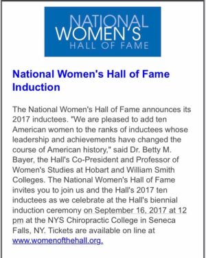Aimee Mullins Instagram - Eeek! 10 women to be inducted into the Hall of Fame this year, including Clare Booth Luce, Alice Waters, Temple Grandin...and me.  #gulp #exciting