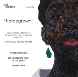Aindrea Emelife Instagram - Tomorrow marks the opening of “homegrown”, Amoako Boafo’s solo exhibition that I am honoured to have curated and been given the opportunity to immerse in the world and community he builds. The exhibition is in conjunction with the launch of dot.ateliers, a new artist residency space founded by the artist, designed by Sir David Adjaye OBE, and situated in Accra, Ghana.

It’s been a luxury to search through Boafo’s personal collection to draw together a presentation of of works that serve as a poignant reflection of his practice and its association with home and community. 

As a Nigerian, I am committed to working on the continent - there is so much art history being made and decades and centuries to unravel.

Looking forward to the fruitful future of this creative hub and delighted to have been a part of its conception.

Community first. Artists first. This talent is homegrown - it is vital to exhibit and expand here.

@amoakoboafo 
@dot.ateliers 
@adjaye_visual_sketchbook