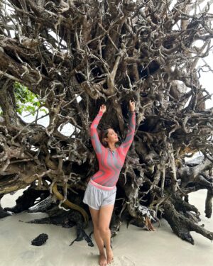 Aindrita Ray Instagram - Uprooted & uplifted ?? 😵‍💫Think of a better caption?🧐