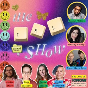 Ainsley Bailey Instagram - are you a local tween/teen and or a parent/guardian of one who wants to go see standup comedy but aren’t allowed in an ALCOHOL NIGHTCLUB? Well GOOD NEWS cuz the IRL show at @crowcomedy next Friday at 8PM is specifically for the 13  ballers 🐦‍⬛✨ orrr if you wanna try standup yourself get there at 7 for free pizza & a free open mic (adults don’t get stage time at the mic tho lol sorry) ticket link in bio!!