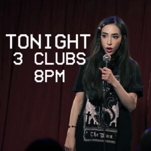 Ainsley Bailey Instagram - ♣️TONiGHT♣️ 
1. I’ll be at @threeclubs in Hollywood tonight at 8PM (doors at 7:30, ticket link in bio!) with my li’l bb biscuit @mackinleew & a bunch of other v funny comedians 
2. @jessezand reviews one of my recent set lists 🩷