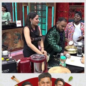 Aishwarya Dutta Instagram - Ayyo pavam🤣 Nalla irukula namma Kathir & Aishwarya Dutta combo!🔥

Watch the latest episode of Top Cooku Dupe Cooku exclusively now on Sun NXT.

#TopCookuDupeCooku #SunNXT