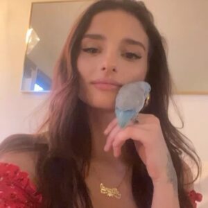Aitana Rinab Perez Instagram - My sweet Panchito and I always share a birthday. Today would have been our birthday but sadly & surprisingly yesterday morning when I went to wake him up he had passed away. My heart is broken. I love you forever my little baby sidekick 💔 rip 🦜 thanks for being the best friend to always cheer me up. I’ll miss you so much