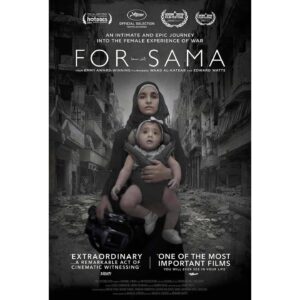 Aiysha Hart Instagram - This is one of the most powerful and moving films I’ve seen in a long time. A heart-wrenching, intimate insight into war through the lens of @waadalkateab, as she explains to her baby daughter, Sama, the story of the siege of Aleppo, and why she and her husband made the difficult but brave decision to stay in the war torn city that they will forever call home. Please go see @forsamafilm 🖤

#forsama
#syria
#femalegaze
#femalefilmmakerfriday