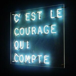 Aiysha Hart Instagram - It's the courage that counts.