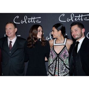 Aiysha Hart Instagram - A minute in Paree for our final premiere of ‘Colette’. • Out in cinemas now! •

Big love to the gang who couldn’t make it 🖤 @eleanortomlinson 
@_tarbs 
@victorwpaul
#DominicWest
#DeniseGough