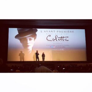 Aiysha Hart Instagram - A minute in Paree for our final premiere of ‘Colette’. • Out in cinemas now! •

Big love to the gang who couldn’t make it 🖤 @eleanortomlinson 
@_tarbs 
@victorwpaul
#DominicWest
#DeniseGough