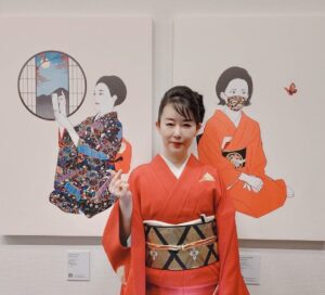 Akiko Higashimura Instagram - いよいよ本日スタートです〜✨
入場無料なのでぜひお越しください❤️

#NEO美人画2022 ＃東村アキコNFT #東村アキコ#neostory