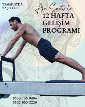 Akın Saatçi Instagram - Akın Saatçı ile
**12 Haftalık Gelişim Programı Başlıyor!**
2 farklı grup, spor hocaları ve herkes için

🔸 *Reformer* ile pilates: canlı ve videodan dersler
🔸 Mat üzerinde dumbbell ve lastiklerle *Cross Training*: Fonksiyonel egzersizler

🌟 Spor hocaları ve herkes için uygun
🌟 Profesyonel eğitmen eşliğinde
🌟 Sınırlı kontenjan!

✨ **Şimdi kaydolun ve 12 haftada farkı hissedin!**

📅 Başlangıç: [1 Temmuz]
💰 4 hafta 8 hafta 12 hafta için farklı ödeme seçenekleri için bize ulaşın

📲 Detaylar ve kayıt için DM veya 0533 135 9406, 0532 053 2220
@polestarpilatesturkiye 
@leventpolestarpilates 
@polestarpilates_antalya_lara 
@polestarpilates 
#crosstraining #pilates #spor #sağlıklıyaşam