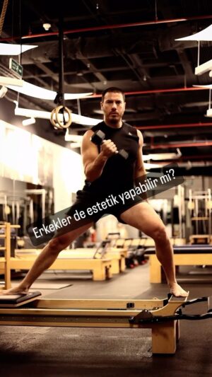 Akın Saatçi Instagram - Sence erkekler de estetik yapabilir mi? 
#pilates #love #weightlifting #lovewhatyoudo