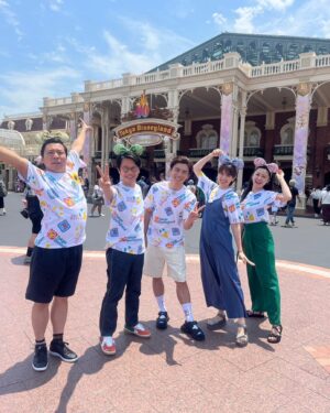 Akiyoshi Nakao Instagram - 明日から『プチブランチ』は1週間ディズニーリゾート特集です👍
夏のおすすめ沢山でめちゃくちゃ面白いので是非ご覧ください！！

最高に楽しいメンバーでした😆