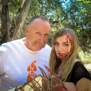 Al Burke Instagram - 🔪 
Love working with Victoria Levine ! ! ! ! 
We both agree that this is our fav shot 
💪🏾 💜 💙 💚 💛 😁 😎
 🎥 🎬
#alburke #mroutrageous #UWF #AWA #WWF #IWA #IWF #prowrestling #prowrestlingking #prowrestlingchampion #hollywood #paparazzi #billieeilish #bellyache #redcarpet #tvcop #tvcops #ig #wireimages #gettyimages #hollywoodtoyou #actorslife #la #actor #stuntman #instagram
