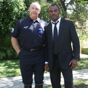 Al Burke Instagram - 🚔
A quick photo before getting to work 
Love those days I'm a motor officer!! 
💪🏾 💜 💙 💚 💛 😁 😎
 🎥 🎬
#alburke #mroutrageous #UWF #AWA #WWF #IWA #IWF #prowrestling #prowrestlingking #prowrestlingchampion #hollywood #paparazzi #billieeilish #bellyache #redcarpet #tvcop #tvcops #ig #wireimages #gettyimages #hollywoodtoyou #actorslife #la #actor #stuntman