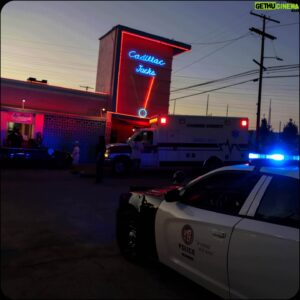 Al Burke Instagram - 🚔
🎶 MUSIC VIDEO 🎶
Last night on a fun shoot 
💪🏾 💜 💙 💚 💛 😁 😎
 🎥 🎬
#alburke #mroutrageous #UWF #AWA #WWF #IWA #IWF #prowrestling #prowrestlingking #prowrestlingchampion #hollywood #paparazzi #bellyache #redcarpet #tvcop #tvcops #ig #wireimages #gettyimages #hollywoodtoyou #actorslife #la #actor #stuntman #CopShopLA #instagram
