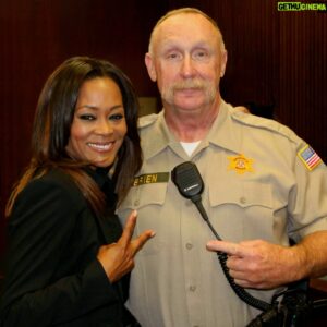 Al Burke Instagram - 📷
Taking a moment between scenes 
with Robin Givens 
💪🏾 💜 💙 💚 💛 😁 😎
 🎥 🎬
#alburke #mroutrageous #UWF #AWA #WWF #IWA #IWF #prowrestling #prowrestlingking #prowrestlingchampion #hollywood #paparazzi #billieeilish #bellyache #redcarpet #tvcop #tvcops #ig #wireimages #gettyimages #hollywoodtoyou #actorslife #la #actor #stuntman #RobinGivens