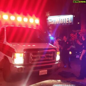 Al Burke Instagram - 🚔
🎶 MUSIC VIDEO 🎶
Last night on a fun shoot 
💪🏾 💜 💙 💚 💛 😁 😎
 🎥 🎬
#alburke #mroutrageous #UWF #AWA #WWF #IWA #IWF #prowrestling #prowrestlingking #prowrestlingchampion #hollywood #paparazzi #bellyache #redcarpet #tvcop #tvcops #ig #wireimages #gettyimages #hollywoodtoyou #actorslife #la #actor #stuntman #CopShopLA