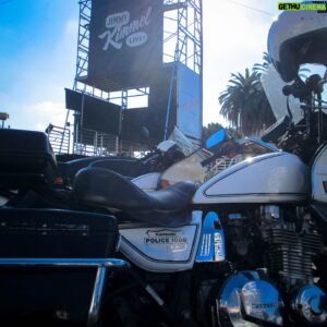 Al Burke Instagram - 🚔
My KZ1000P bikes are ready to roll
for Jimmy Kimmel in Hollywood 
💪🏾 💜 💙 💚 💛 😁 😎
 🎥 🎬
#alburke #mroutrageous #UWF #AWA #WWF #IWA #IWF #prowrestling #prowrestlingking #prowrestlingchampion #hollywood #paparazzi #bellyache #redcarpet #tvcop #tvcops #ig #wireimages #gettyimages #hollywoodtoyou #actorslife #la #actor #stuntman #jimmykimmel #kz1000p
