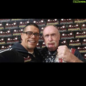 Al Burke Instagram - 📷
Stopped by to see Kid Kaos
at Santino Brother's camp 
💪🏾 💜 💙 💚 💛 😁 😎
 🎥 🎬
#alburke #mroutrageous #UWF #AWA #WWF #IWA #IWF #prowrestling #prowrestlingking #prowrestlingchampion #hollywood #paparazzi #billieeilish #bellyache #redcarpet #tvcop #tvcops #ig #wireimages #gettyimages #hollywoodtoyou #actorslife #la #actor #stuntman #kidkaos #santinobros #instagram