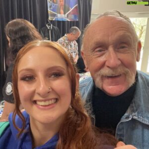 Al Burke Instagram - 📷
Hanging out today with Kendall at 
Quiet Corner Sci-Fi & Comic Experience 
💪🏾 💜 💙 💚 💛 😁 😎
 🎥 🎬
#alburke #mroutrageous #UWF #AWA #WWF #IWA #IWF #prowrestling #prowrestlingking #prowrestlingchampion #hollywood #paparazzi #billieeilish #bellyache #redcarpet #tvcop #tvcops #ig #wireimages #gettyimages #hollywoodtoyou #actorslife #la #actor #stuntman #quietcorner #kendallcrawford #instagram
