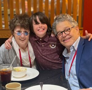 Al Franken Instagram - Franni and I celebrated our oldest grandchild Joe’s 10th birthday tonight. Yikes!  We’re old!
