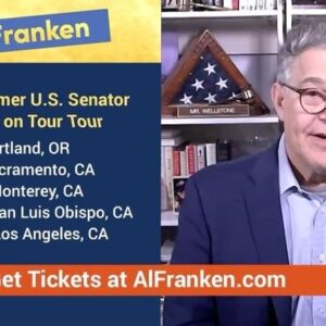 Al Franken Instagram - My apologies to folks on the West Coast for calling them Westcoasters in this video announcing the next West Coast swing for The Only Former U.S. Senator Currently on Tour Tour. You deserve better. Tickets: https://alfranken.com/appearances