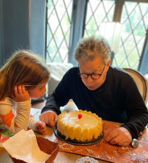 Al Franken Instagram - Mighty grateful for all the birthday wishes from everyone! Started the day at grandson Joe’s soccer game. This is not a “participation trophy,” they got 2nd place. Later his sister Avery helped me blow out my birthday candle. Kinda perfect!