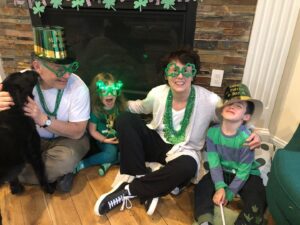 Al Franken Instagram - Math problem - My grandkids, Avery & Joe, are ¾ Ashkenazi Jewish and ¼ Irish Catholic. Guess which one of their grandparents makes them go through this annual ritual? If you guessed Franni - you’re right!