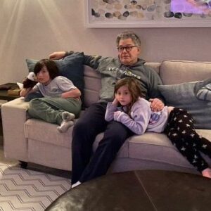 Al Franken Instagram - Me and the grandkids and our annual Thanksgiving screening of Judgement at Nuremberg.
