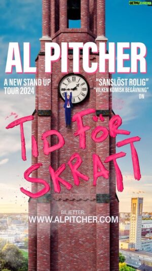 Al Pitcher Instagram - Nu kör vi .. Tickets for my brand new tour are now onsale , cant wait to see you there 🩷Tid För Skratt 🩷 alpitcher.com