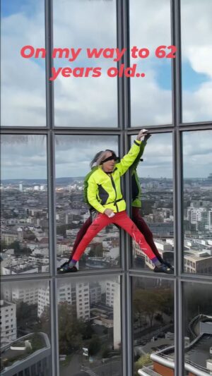 Alain Robert Instagram - Although  im aging im still Climbing freesolo as it is my way of living , my life path or a lifetime philosophy.  Some people  may think that is risky but living is dangerous  as one way or another  you won't make it alive . I have always  considered  that for dying you must first be living . Curious  to get your approach  on that matter . Feel  free to DM me. 
#climbing #freesolo #challenge #adventure #mindset #resilience #climbinginspiration