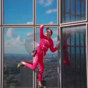 Alain Robert Instagram - I like this video  but somehow  the comment from the hosts  are showing  that our societies  and people  are pretty much heading in the same direction which is to follow the herd or the biggest number of people  maybe because  is it comforting and as soon as you are doing things differently  you are then questioning  people and you are outcasting . Most people  are only having a very short sight  vision and mainly  at the 1st degree but they are not seeing the bigger picture  and the biggest part of my messages behind  my eccentricities and my anti-conformism.  Every single day I'm inspiring  few hundreds of people who are writing  me and it is very comforting about the direction  i took  and not because  they will ever climb one day but because  I'm delivering this strong message of inspiration as my values in terms of resilience , overcoming  fears or obstacles  are very good values and universal that are applying  in thousands  of fields  all along our life reason why I'm also featured  in the English school books all over the world . Hope you'll be commenting my post and even better you'll be messaging me on DM. 
#climbing #freesolo #badass #resilience #challenge #mindset #adventure #climbinginspiration